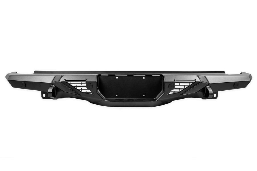 DV8 Offroad Rear Bumper Spec Series for 2020-2025 Jeep Gladiator JT | High Clearance Design | Accepts (2) up to 3" Pod Lights | Compatible OEM Hitch & Factory Sensors | ¾” D-Ring Shackles