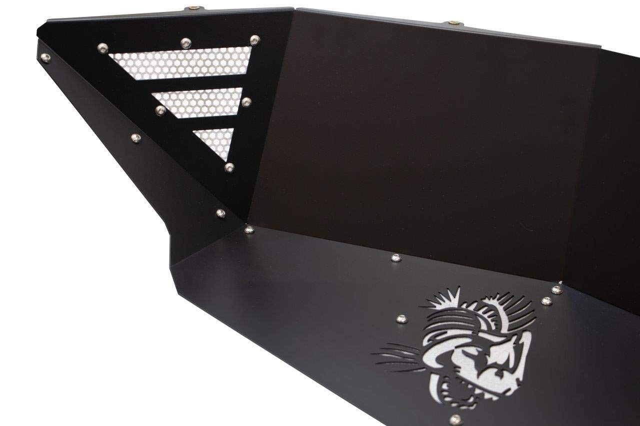 JL Inner Fenders Rear FISHBONE Offroad FB33193R - Aluminum - Black Powder Coat
