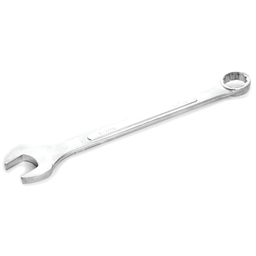 W377B Performance Tool 12-Point Combo Wrench with Satin Chrome Finish 1-7/16-Inch Jumbo Wrench