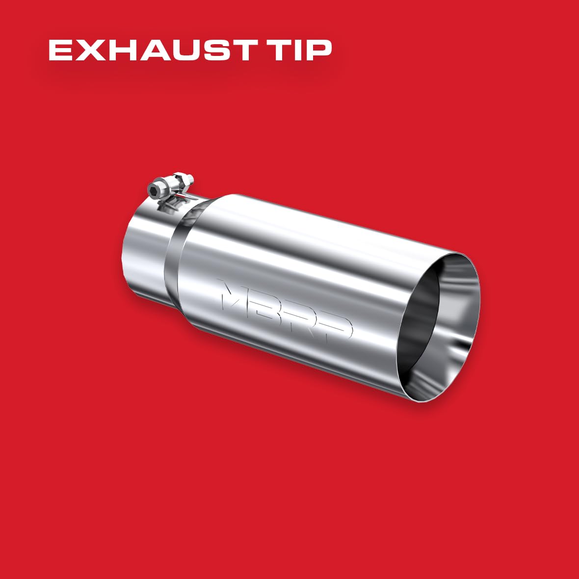 5" O.D. MBRP T5049 Dual Wall Straight Exhaust Tip (T304)