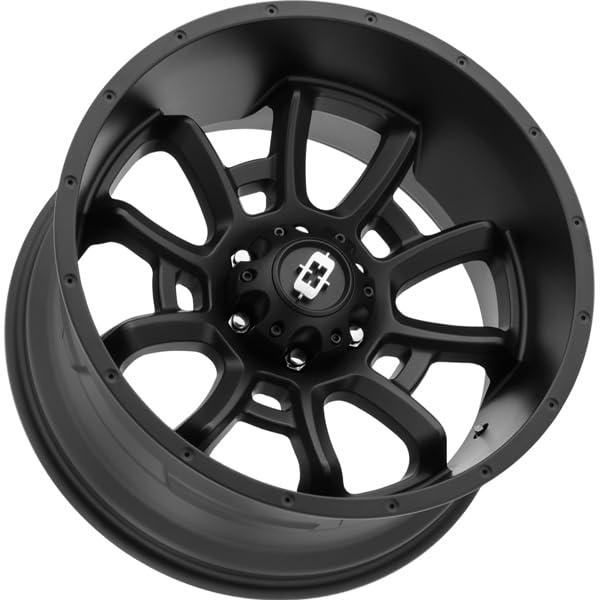 20" 415 BOMB Satin Black x 9", 10 Offset, 5x127 Bolt Pattern, 78.1mm Hub