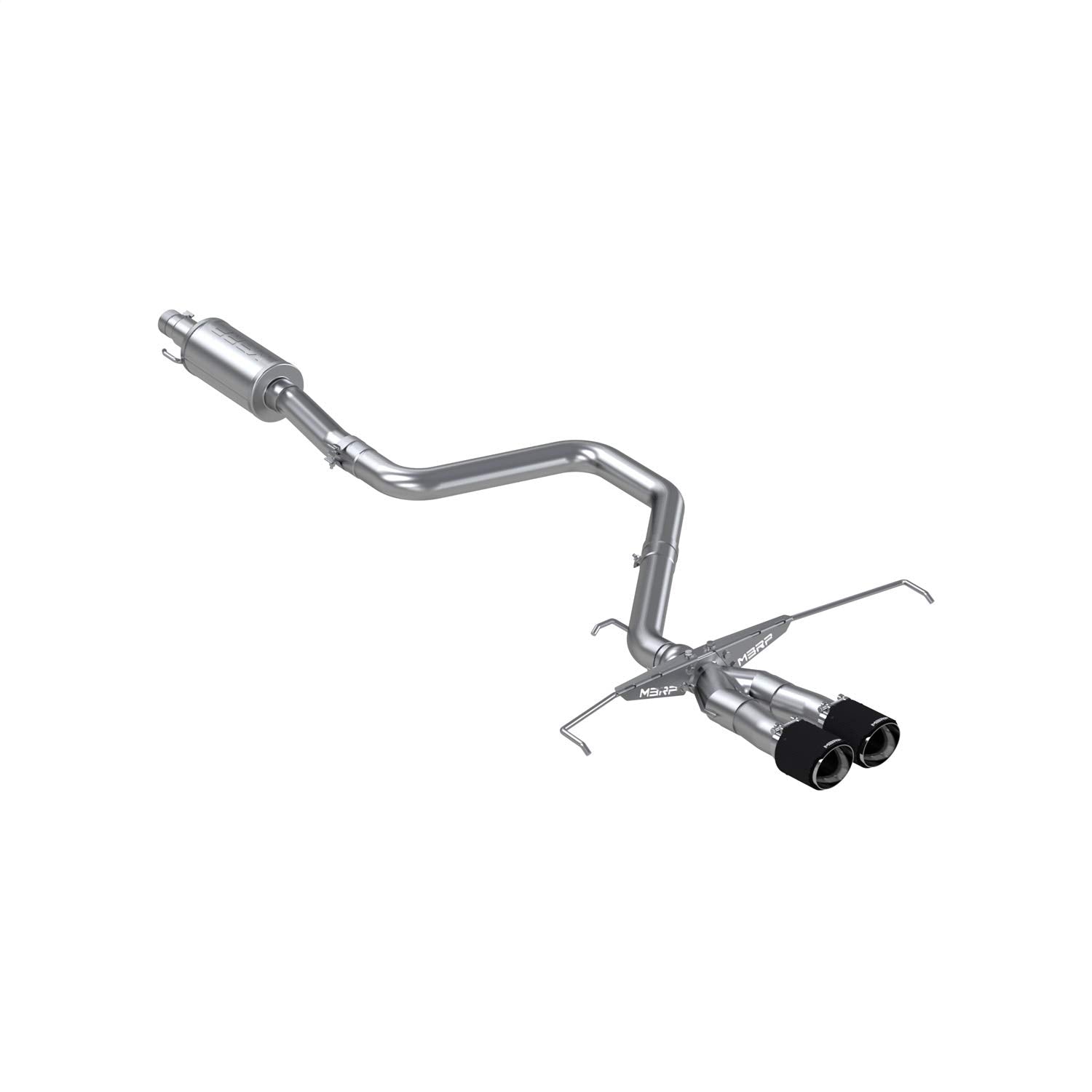 MBRP 2019+ For Hyundai Veloster Turbo Cat Back - T304 Stainless - Carbon Fiber Tip