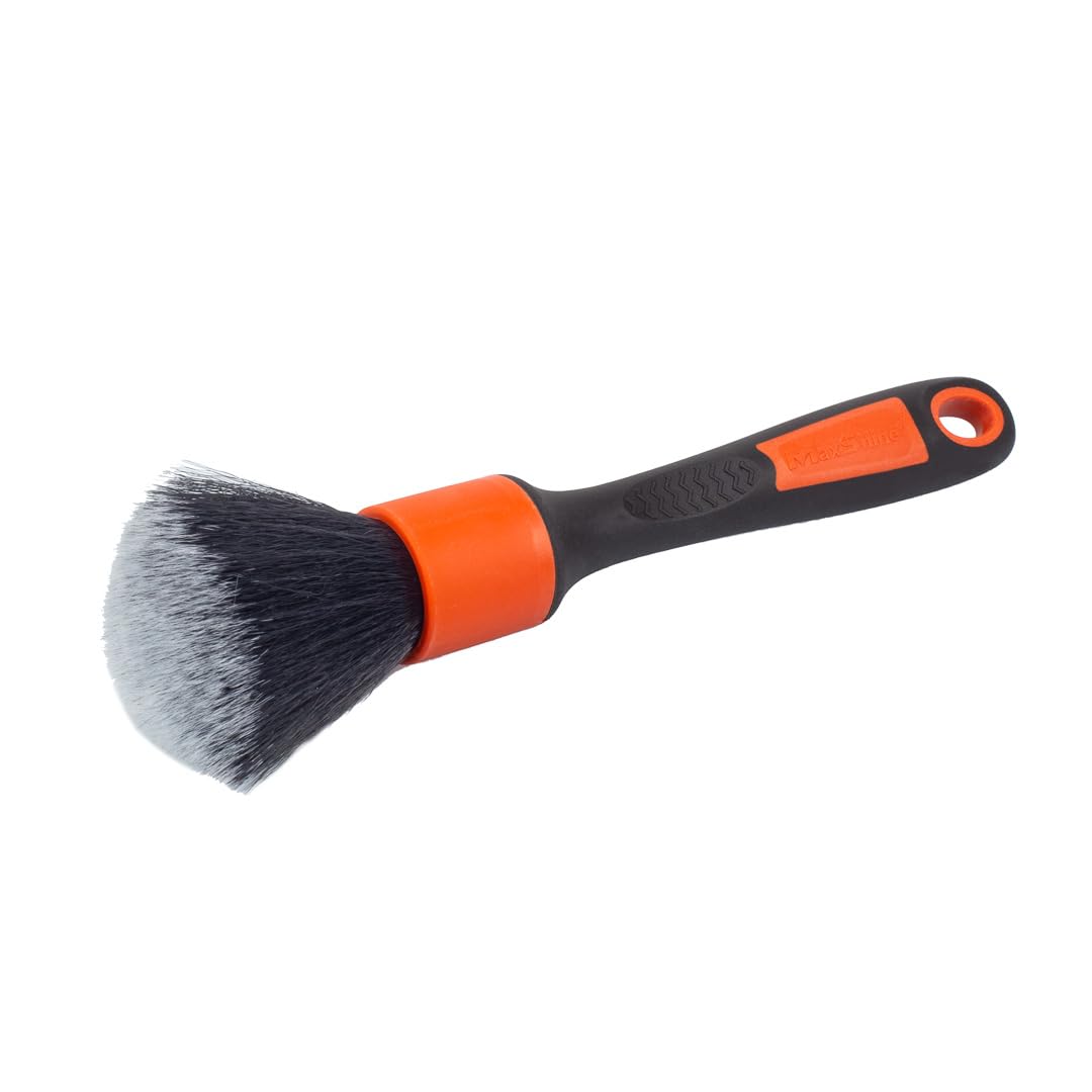 Maxshine Ultra Soft Small Universal Red ESS Detailing Brush – Professional Brush for Interior, Exterior, Leather, Engine Bay & Wheels – Ever So Soft Detailing Tool for Car Care