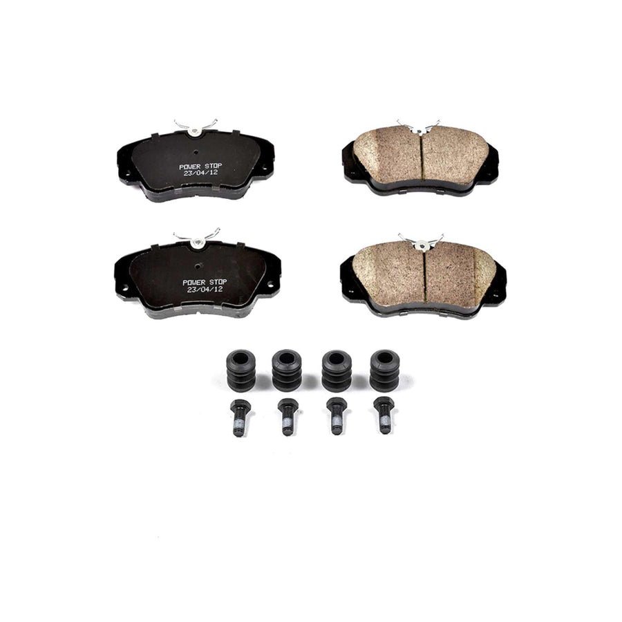 Power Stop Brake Kit Front For Cadillac Catera 1997-01 - Ceramic Brake Pads With Installation Hardware, 17-720