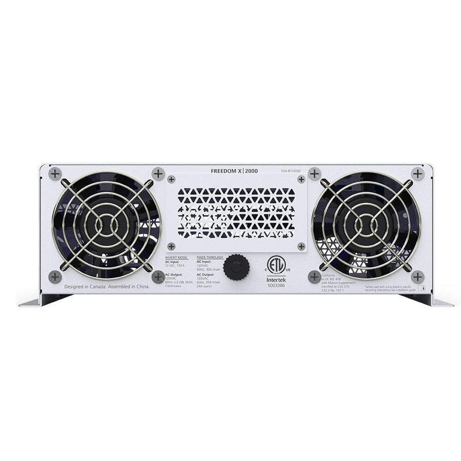 Xantrex 2000 True Sine Wave Power Inverter Freedom X - 12VDC - 120VAC - 2000W