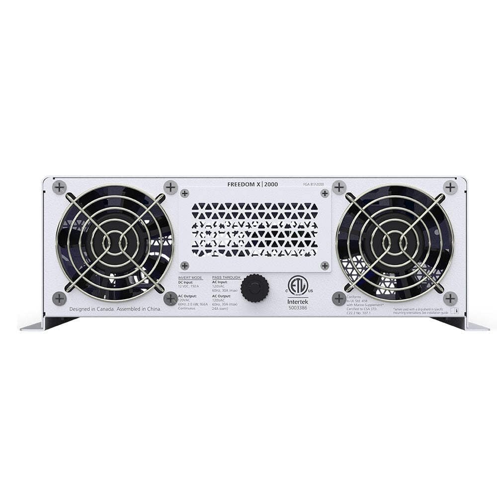 Xantrex 2000 True Sine Wave Power Inverter Freedom X - 12VDC - 120VAC - 2000W