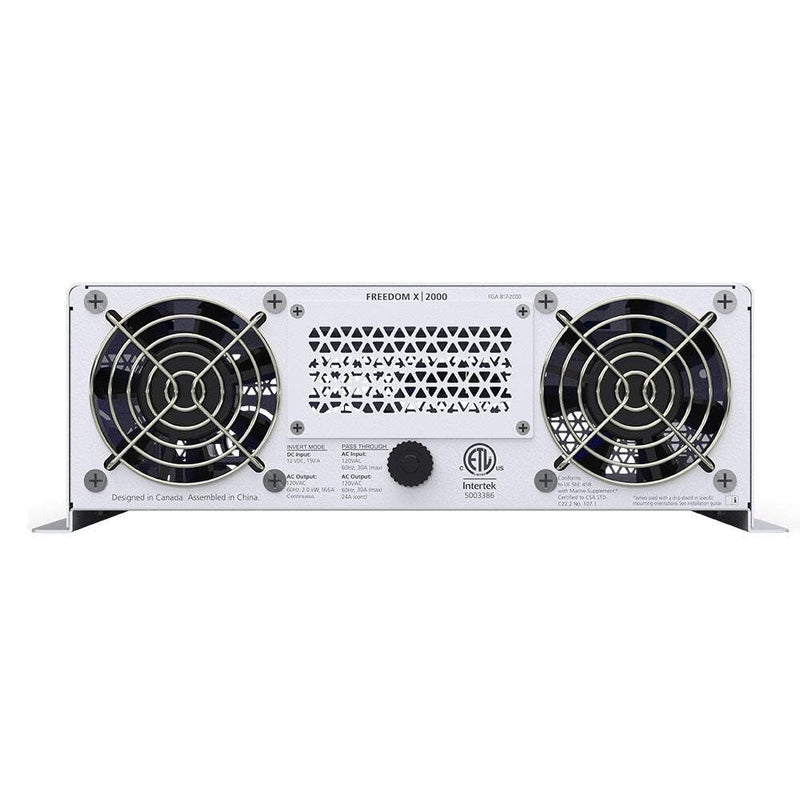 Xantrex 2000 True Sine Wave Power Inverter Freedom X - 12VDC - 120VAC - 2000W