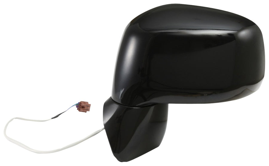 Mirror Driver Side for Nissan Versa Hatchback, Versa Sedan, Black, Foldaway, Power