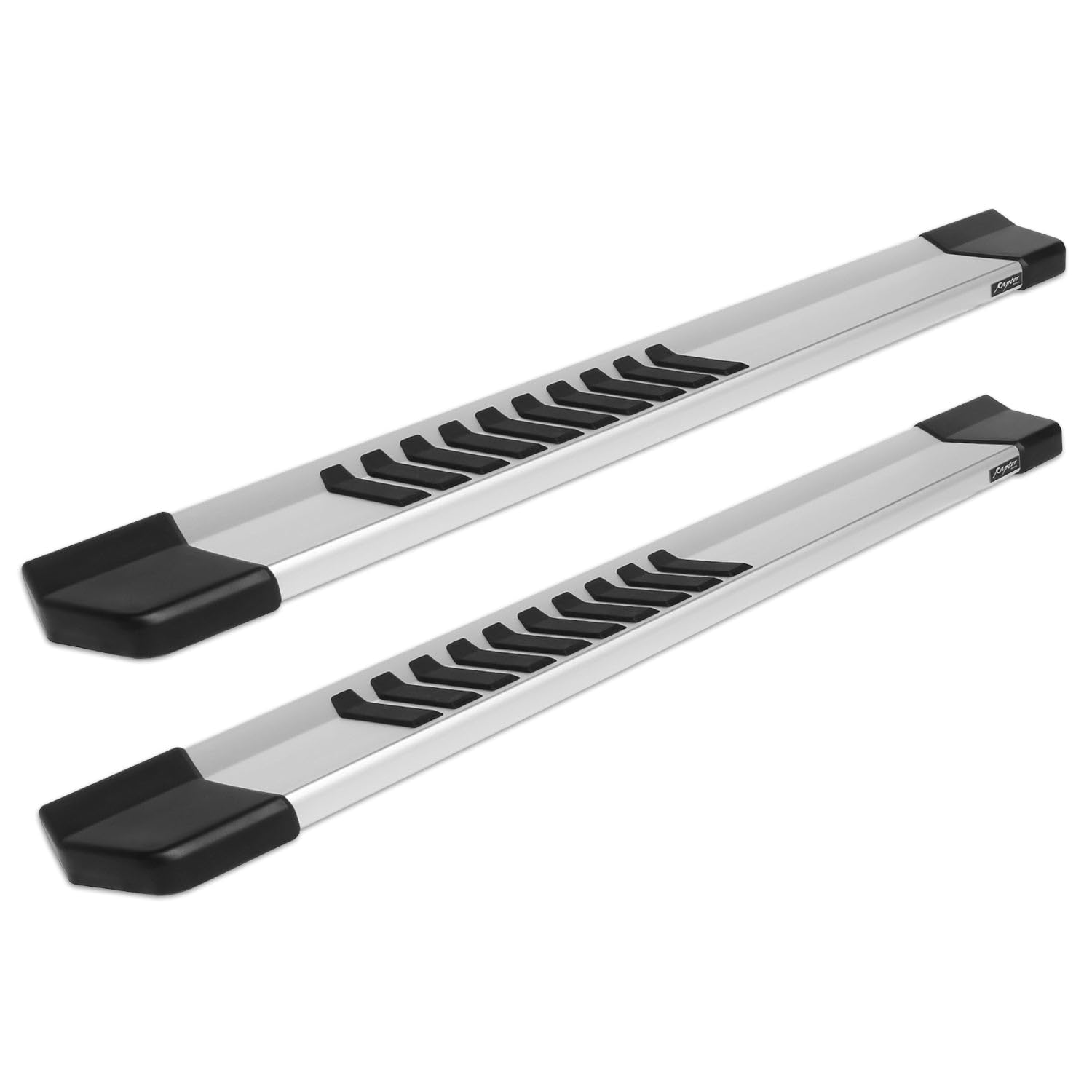 Running Boards Raptor Series Steps 6in OEM Style Aluminum Compatible with Regular Cab 15-26 F-150 or 17-26 F-260 F-350 Super Duty