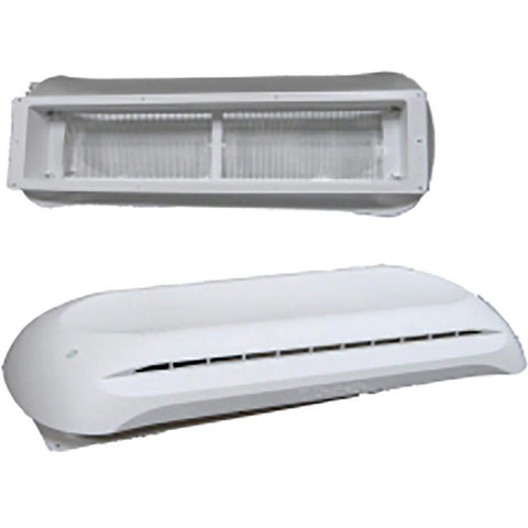 Dometic Refrigerator RV Vent Cover, Base and Cap, Polar White