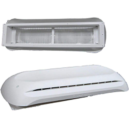 Dometic Refrigerator RV Vent Cover, Base and Cap, Polar White