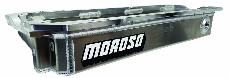 Moroso Aluminum 20939 Oil Pan For Toyota 2JZ, Dry Sump w/ 4 pick ups