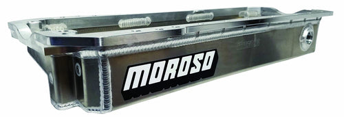 Moroso Aluminum 20939 Oil Pan For Toyota 2JZ, Dry Sump w/ 4 pick ups