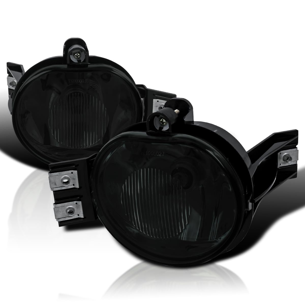 Smoke SPEC-D TUNING Fog Lights + Bulbs + Switch Compatible with 2002-2008 Dodge Ram 1500 2500 3500, 2004-2006 Dodge Durango, L+R Pair Assembly