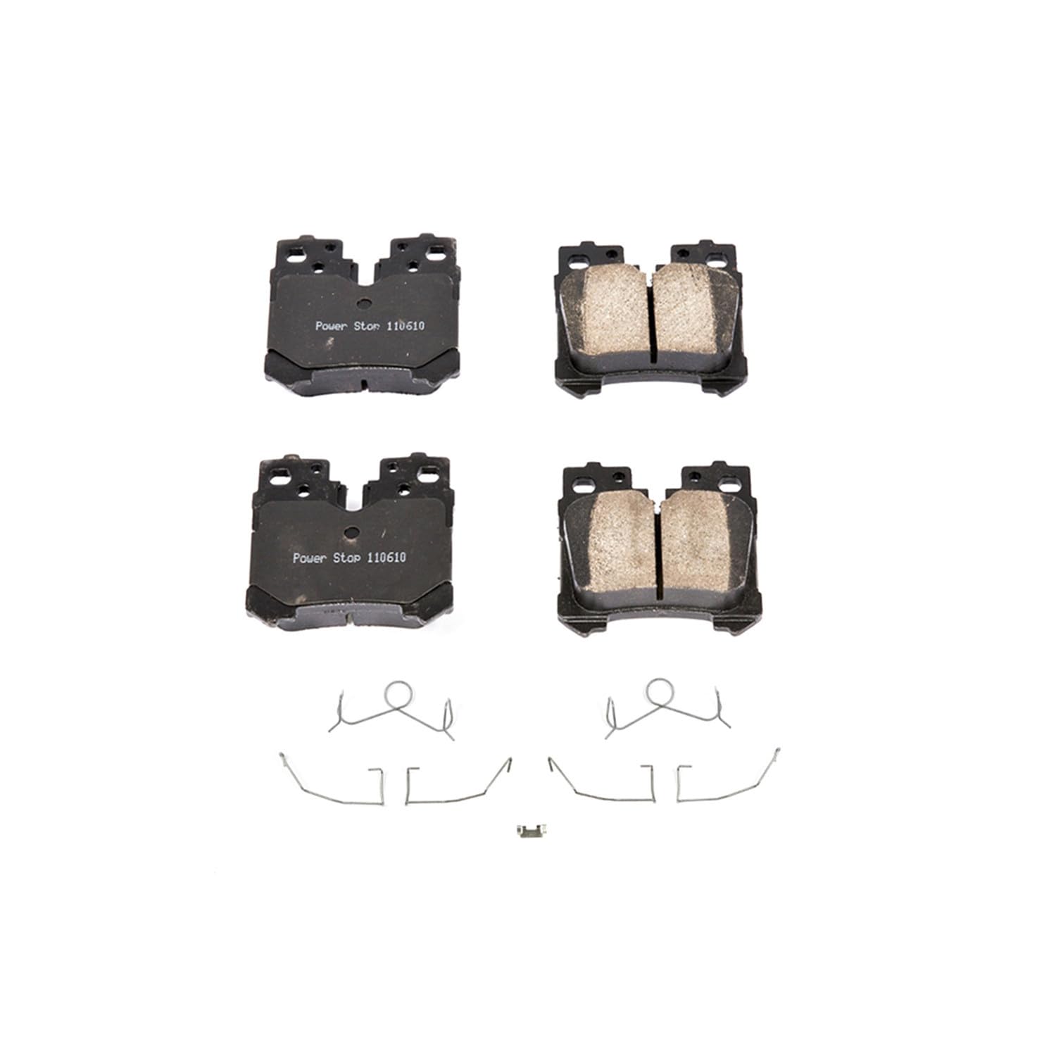 Power Stop Front Brake Kit For Lexus LS460 2007-17 |LS500 2019-23 |LS500h 2018-23 |LS600h 2008-16 |2021-23 Toyota Mirai - Ceramic Brake Pads With Installation Hardware, 17-1283