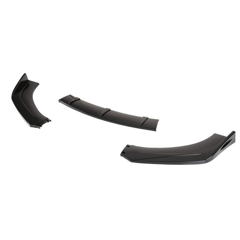 Glossy Black Spec-D Tuning Universal Front Lip Spoiler Splitter Body 3PC Style Set