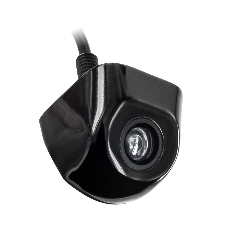 Above License Plate Backup Cam iBeam W/Gloss Black Metal Housing