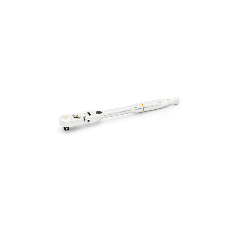 120XP GEARWRENCH 1/4" Drive Locking Flex Head Ratchet with Full Polish Grip - 81054
