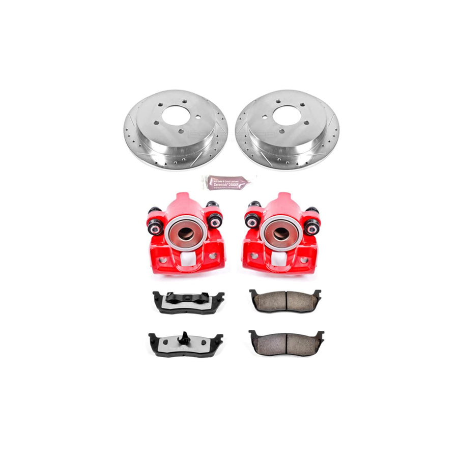 Power Stop Rear KC1913-36 Z36 Truck and Tow Brake Kit with Calipers For Ford Expedition, Ford F-150, Ford F-150 Heritage, Lincoln Blackw, Lincoln Navigator [Model Specific]