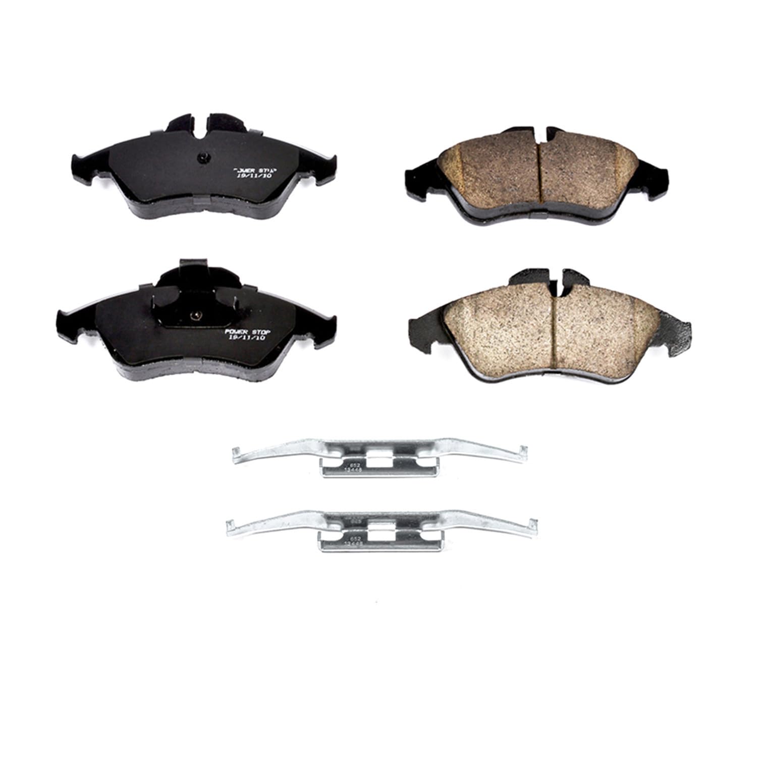 Power Stop Z17 17-950 Front Ceramic Brake Pads with Hardware For Dodge Sprinter 2500, Dodge Sprinter 3500, Freightliner Sprinter 2500, Freightliner Sprinter 3500 [Model Specific]