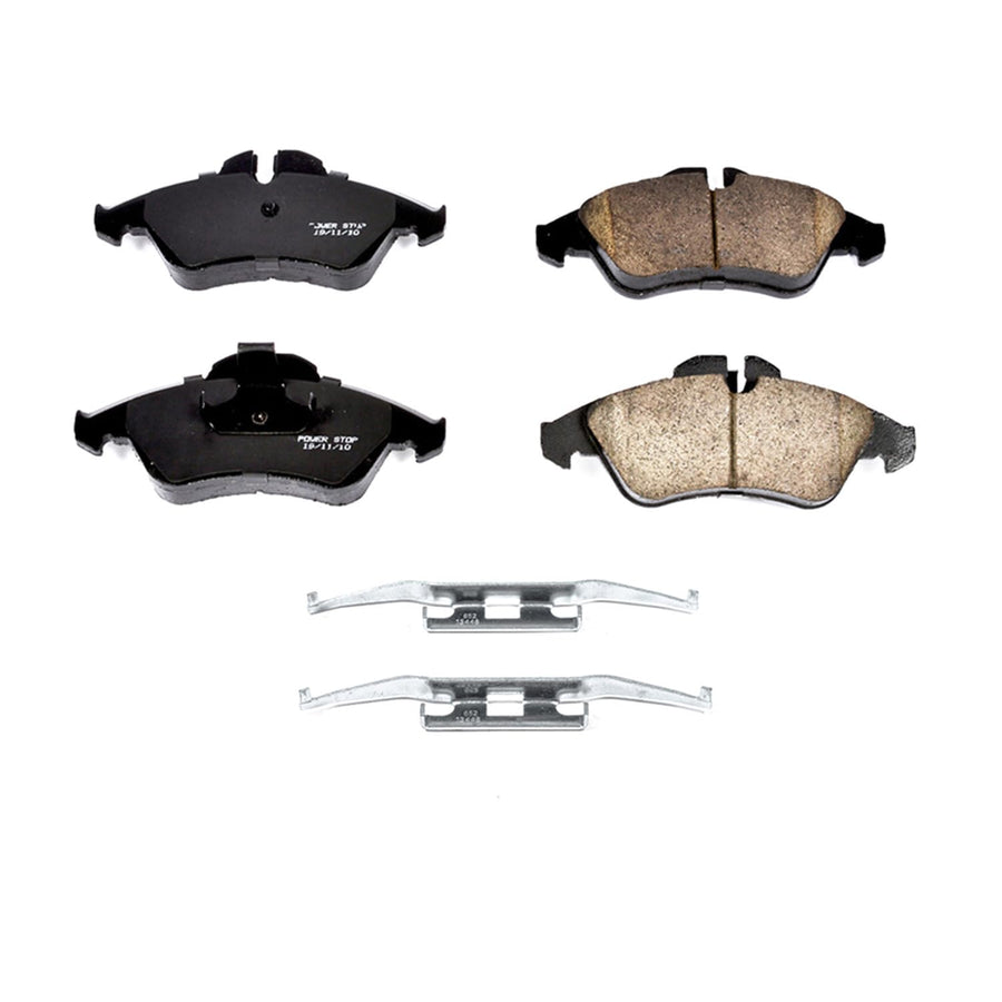 Power Stop Z17 17-950 Front Ceramic Brake Pads with Hardware For Dodge Sprinter 2500, Dodge Sprinter 3500, Freightliner Sprinter 2500, Freightliner Sprinter 3500 [Model Specific]