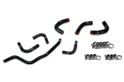 HPS Reinforced Black Silicone Oil Cooler and Throttle Body Coolant Hose Kit 57-1857-BLK