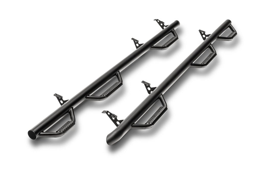 N-FAB Nerf Steps T0798CC-6-TX | Bed Access | Textured Black Finish | fits 07-17 Toyota Tundra CrewMax, 5.6' Short Bed