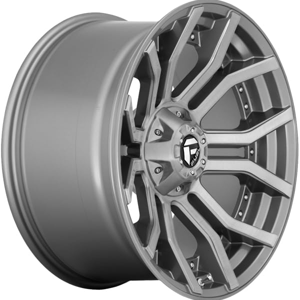 D713 RAGE PLATINUM FUEL OFF-ROAD 20X10, 6X135/5.5, 4.79, -18mm BRUSHED GUN METAL TINTED CLEAR - D71320009847