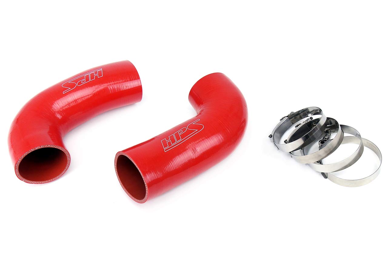 Red HPS 57-1291-RED Silicone Air Intake Hose (Post MAF Tube)