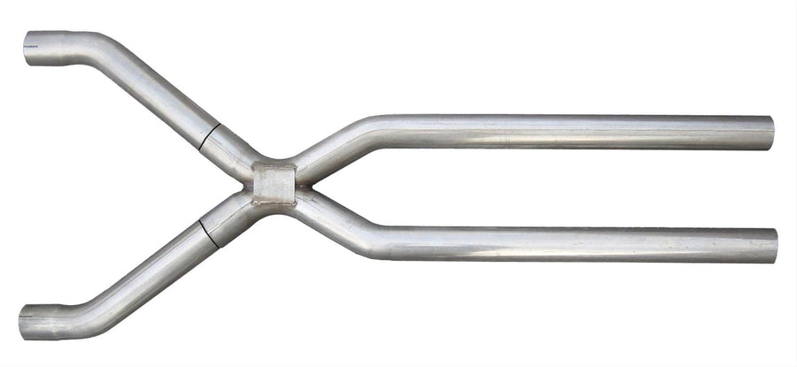 Pypes Exhaust 2-1/2" Diameter XVF10 Narrow Lower Legs Universal X-Pipe 409 Stainless Steel