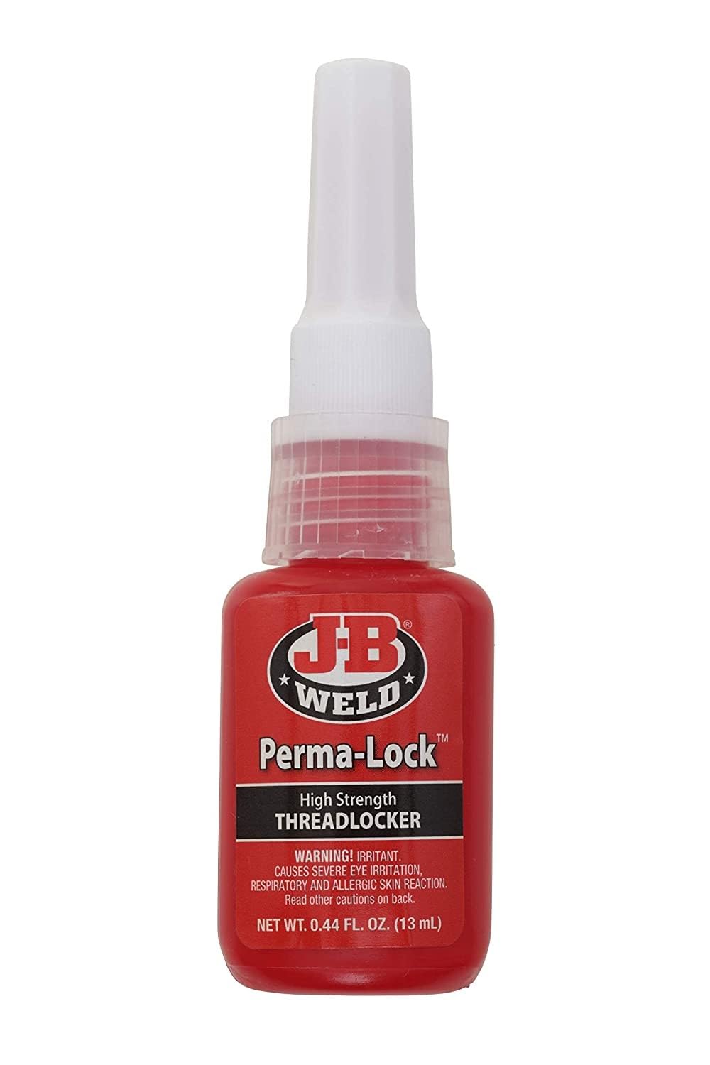 J-B Weld Perma-Lock 27113 High Strength Threadlocker - Red - 13 ml