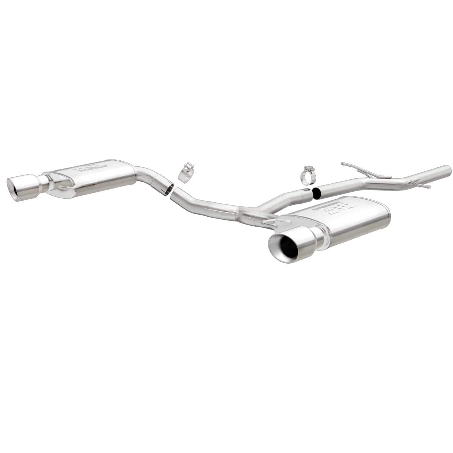Performance MagnaFlow Exhaust System 15369: Cat-Back, Touring Series, Compatible with 2013-2016 Audi allroad
