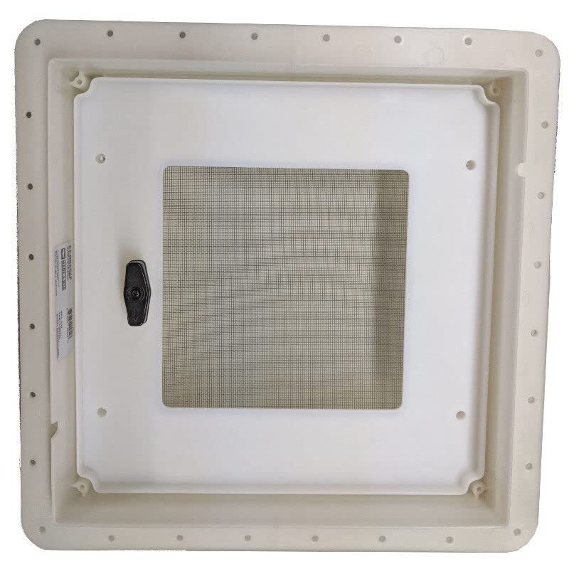 EZ-Breeze DOMETIC 800500 Ventilation Fan Model 500-14" x 14", Non-Powered, White