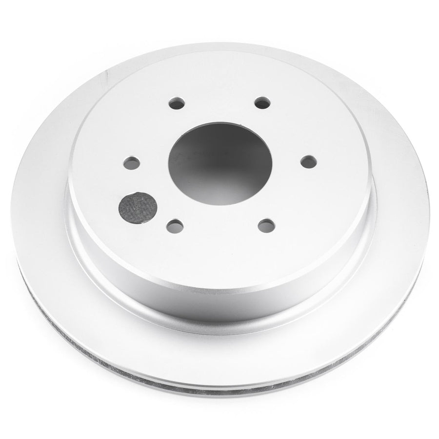 Rear Power Stop JBR1753EVC Evolution Genuine Geomet Coated Brake Rotor For Nissan TITAN 2017-2024 [Model Specific]