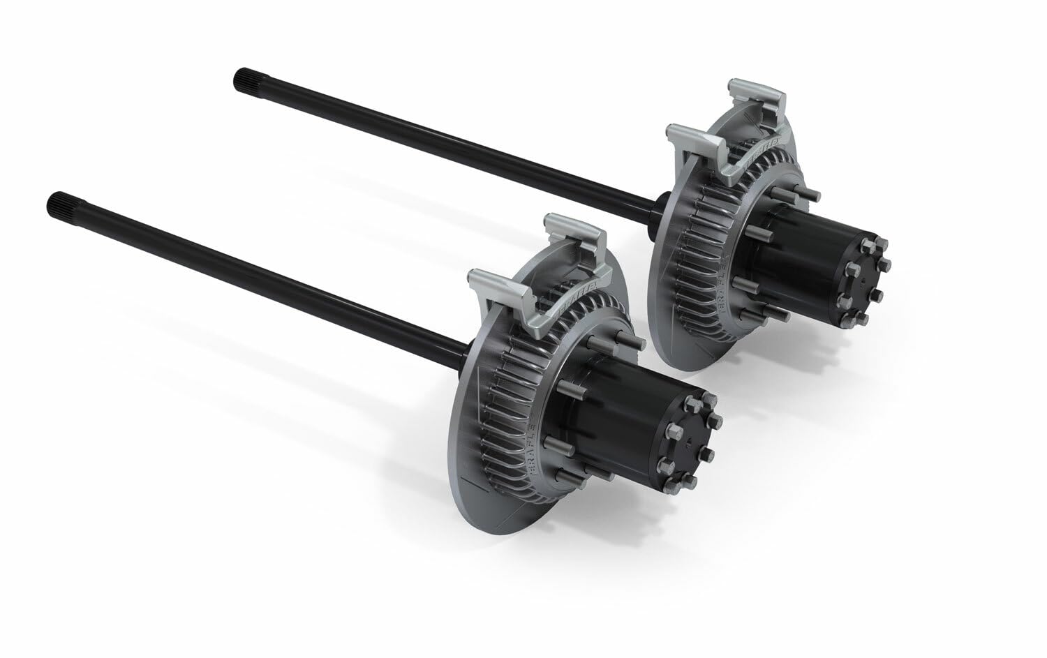 TeraFlex 8-Lug JK Rear Wide Full-Float Conversion Kit w/Performance Slotted Rotors - Non-Rubicon 35-Spline