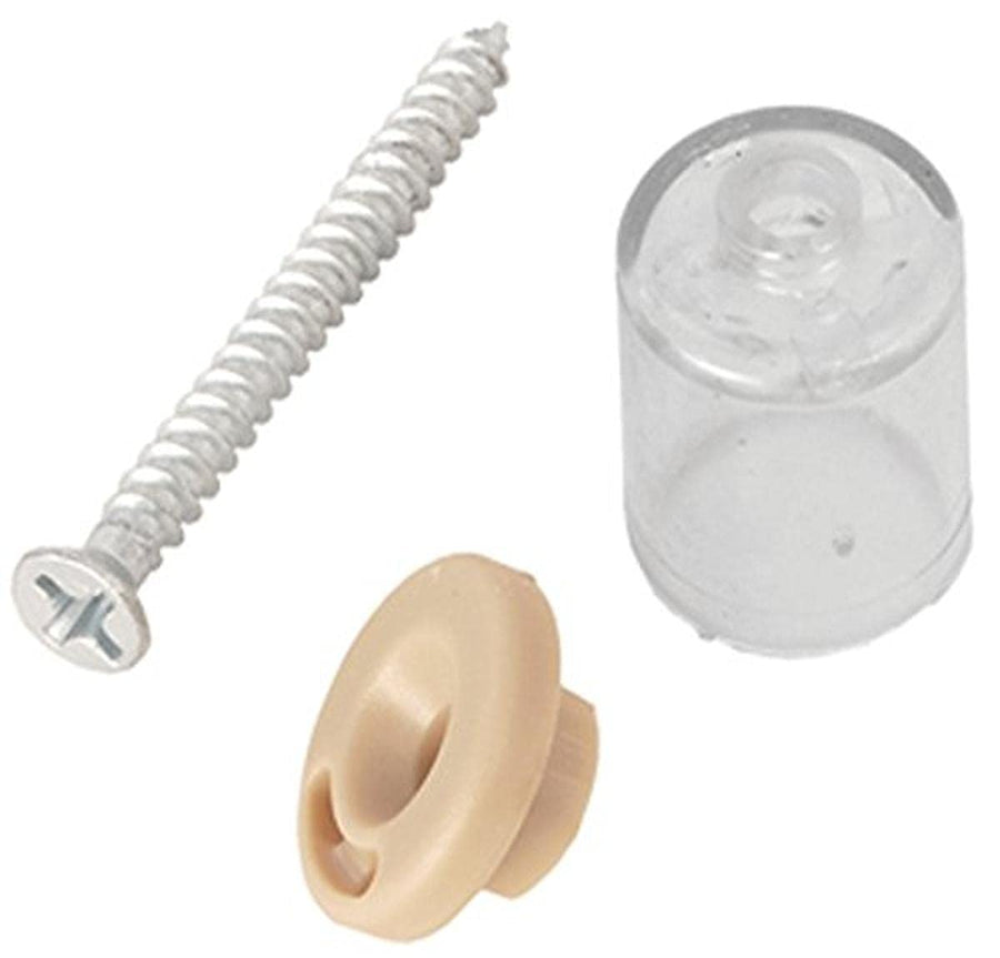 Pleated Shade Hold Downs RV Designer A311, 2 Per Pack, Window Covering Hardware , Beige