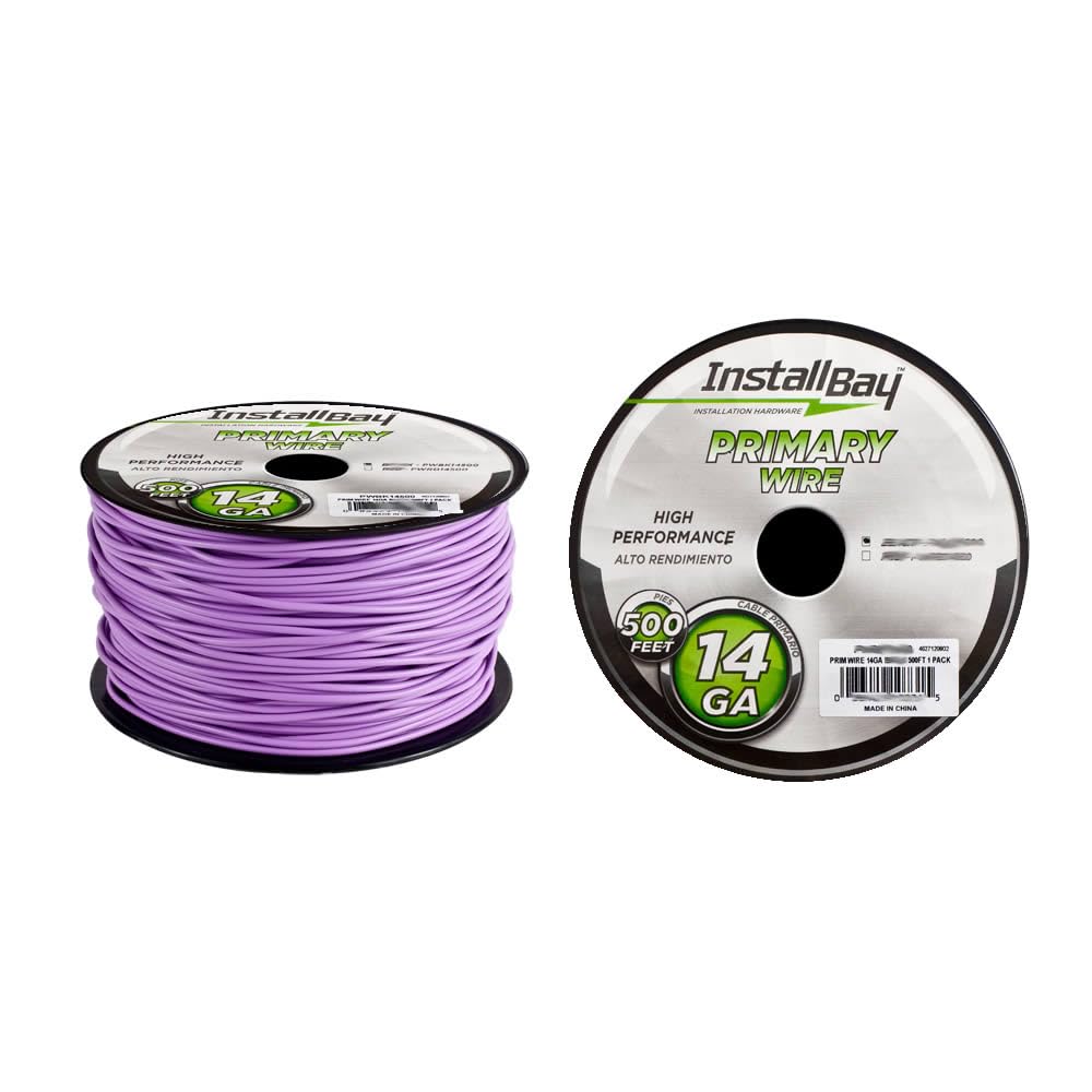 14 Gauge Purple Primary Wire Install Bay 500 Ft