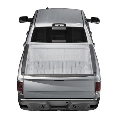 Trailfx RLDB003TI Rear Bumper One-Piece Fits Ram 1500 2011-2018 Titanium Black Powder Coated Steel, Direct Fit No-Drill OE Sensor and OE Hitch Compatible