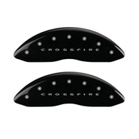 MGP 32010SCRFBK Caliper Covers Crossfire Black - Engraved Front & Rear44; Set of 4