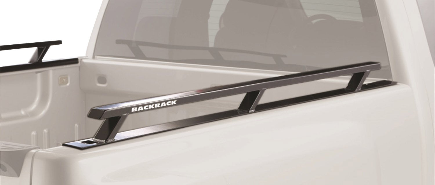 BACKRACK RealTruck Side Rails to use w/Standard Bed | Black, No Drill | 65521 | Fits 2017-2025 Ford F-250/F-350/F-450 6.5' Bed Aluminum Body
