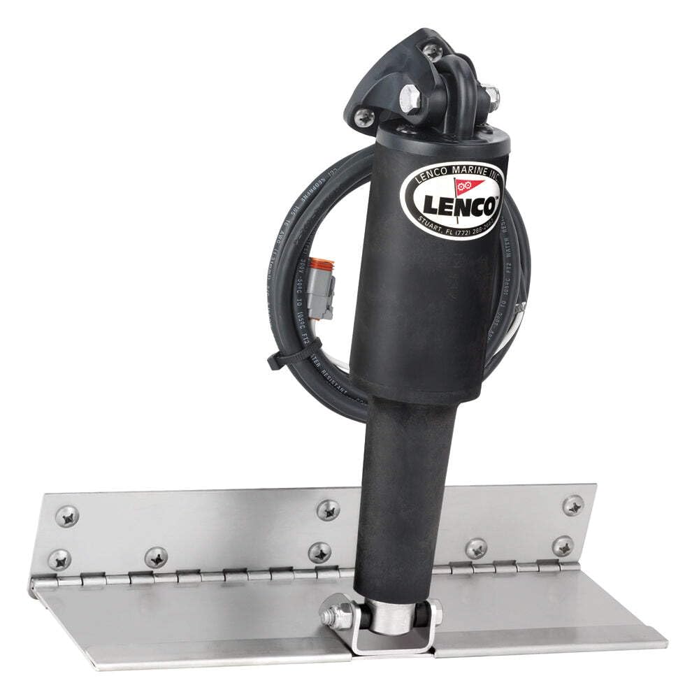 New Limited Space Trim Tab Kit lenco 15052-101 4" x 12" Finish Standard Finish 12V