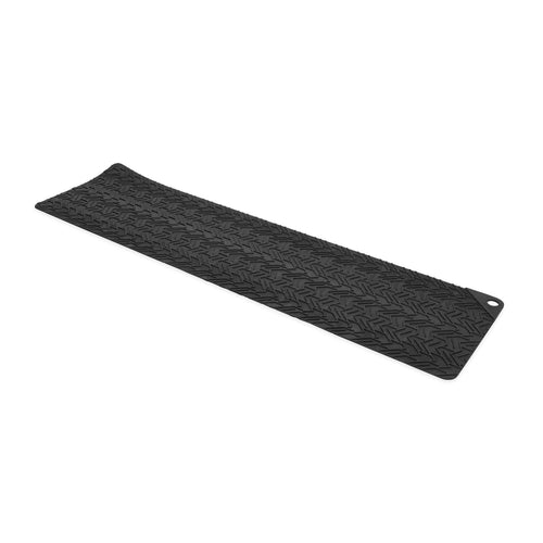 Camco Grip Pad Flexible Runner for RV Leveling Blocks, 35 ½-Inches (L) x 9 ½-Inches (W) | Protects Your Leveling Blocks from Uneven Surfaces | Easy to Carry and Store (44528), Black