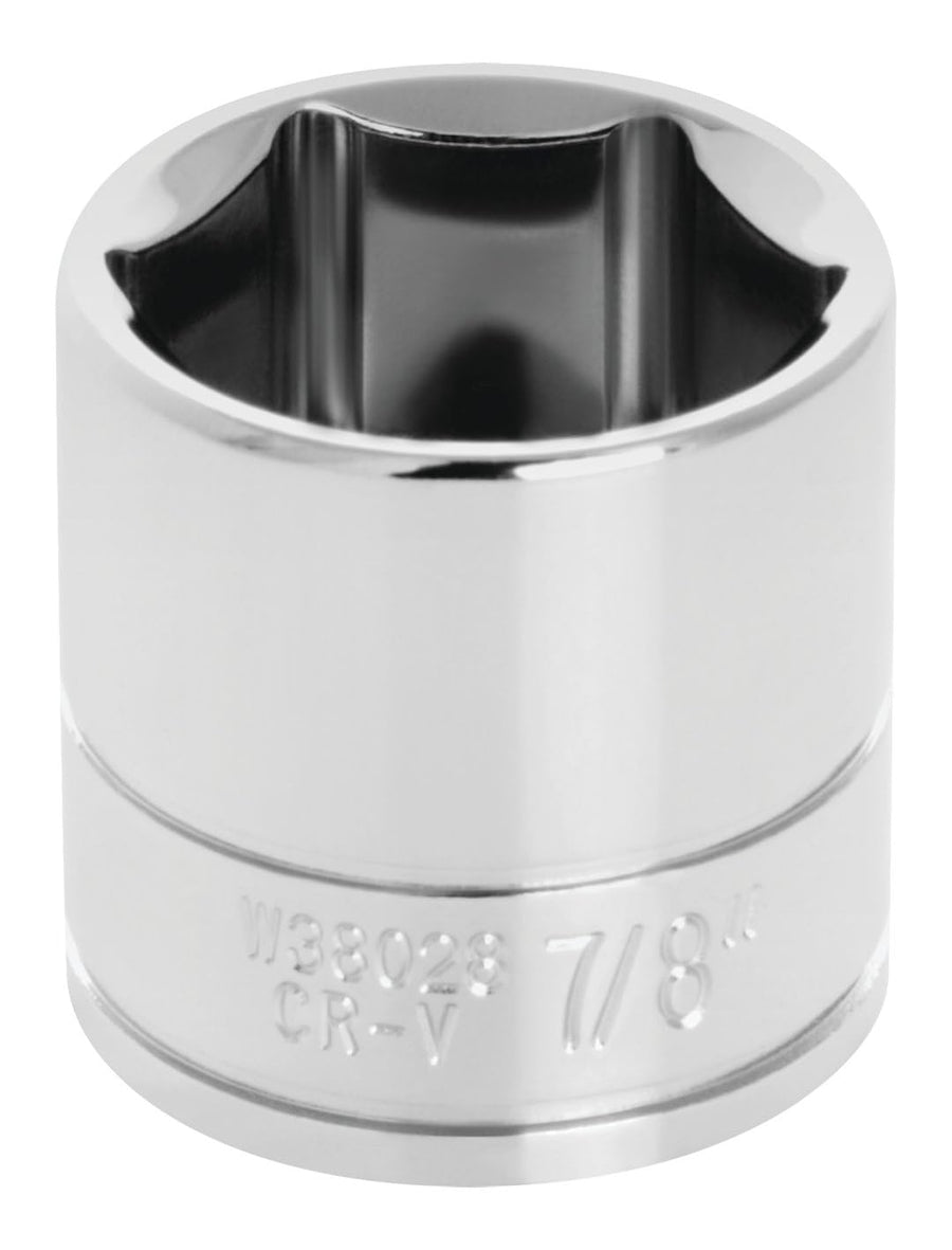 W38028 Performance Tool 6-Point Socket, 3/8" Drive, 7/8"