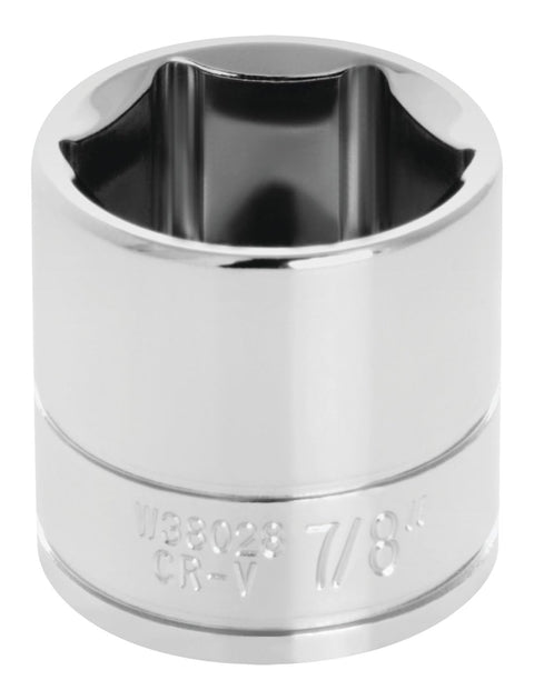W38028 Performance Tool 6-Point Socket, 3/8" Drive, 7/8"