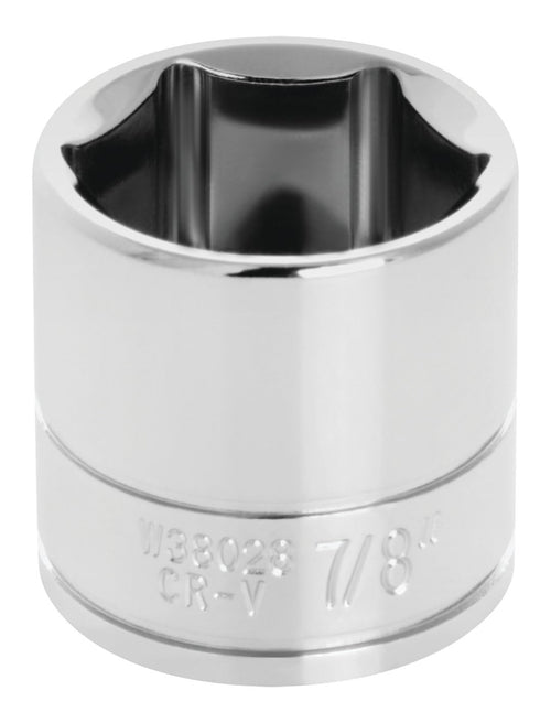 W38028 Performance Tool 6-Point Socket, 3/8" Drive, 7/8"