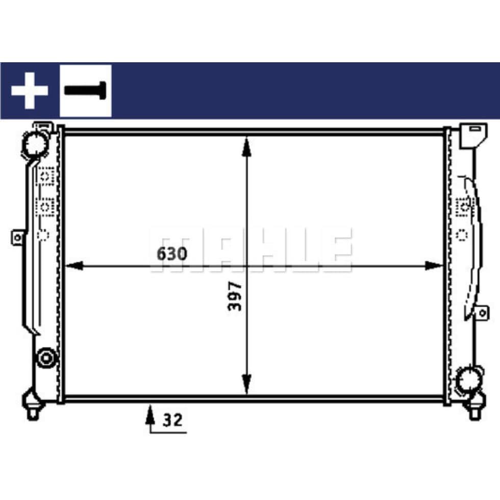 Radiator BEHR CR 423 000S