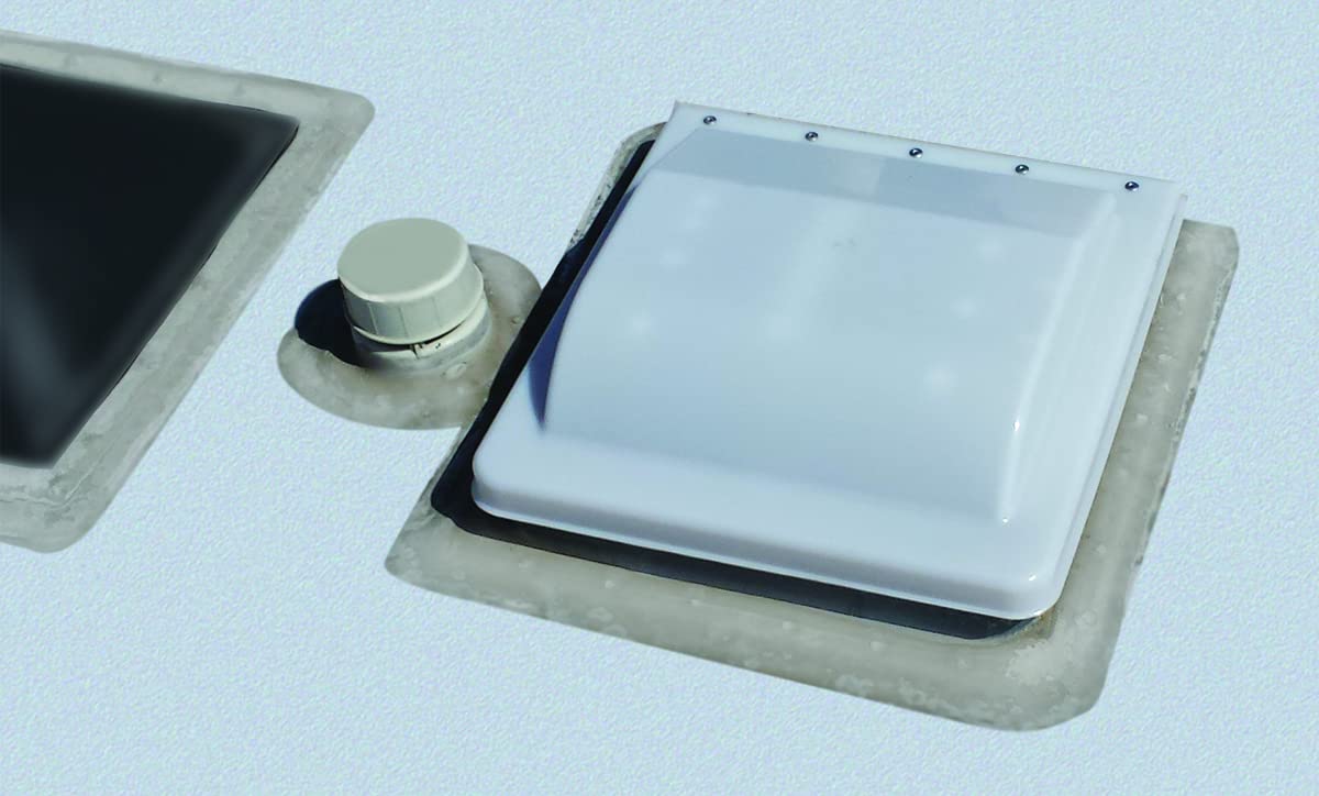 A10-3375 Valterra Vent Lid (Universal, 16" x 15" x 3.5", White),1 Pack