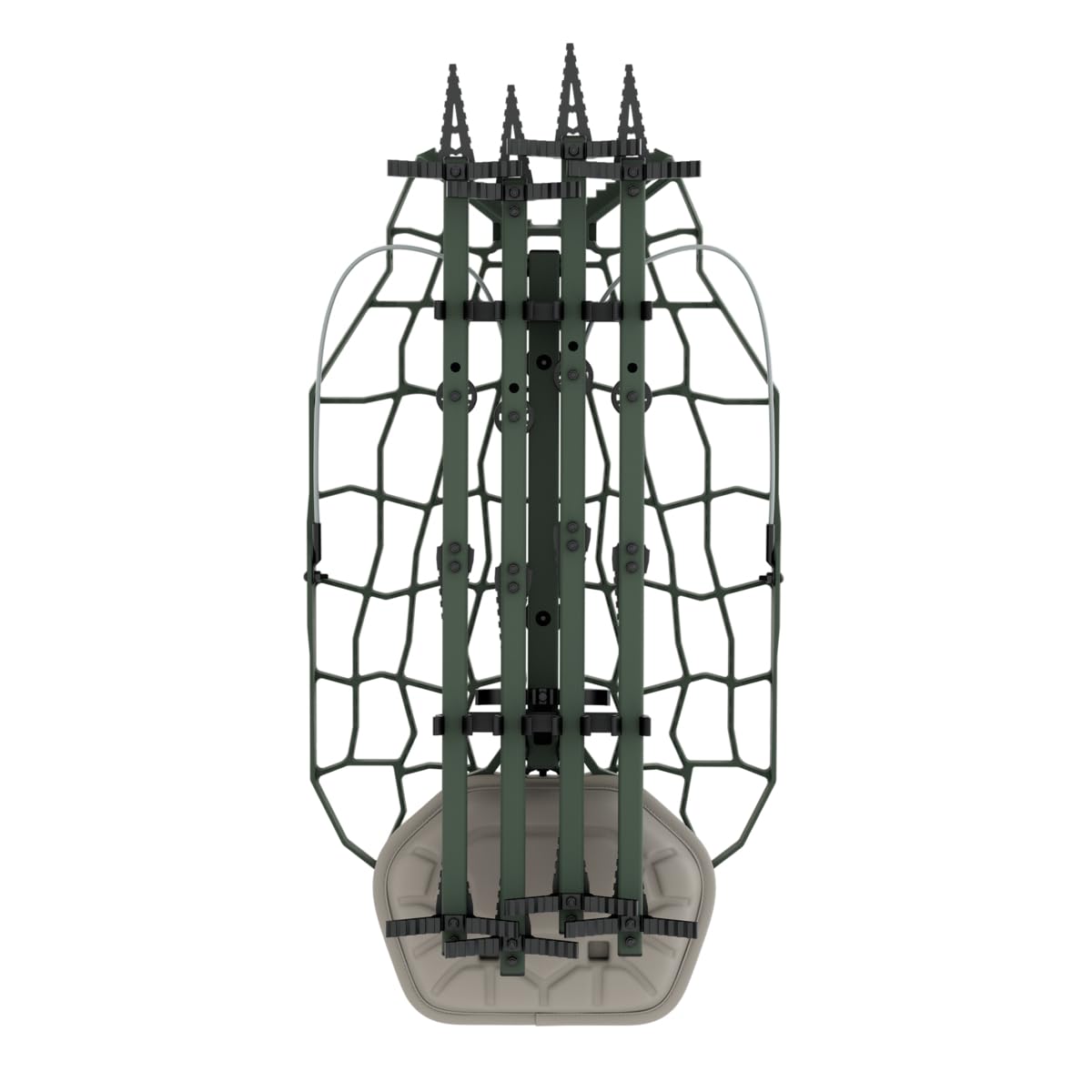 Echo Hunt Ready System NOVIX - Hunting Accessories Bundle w/Lock on Tree Stand & Tree Steps – Versatile & Packable – Frost-Coated Treestand Accessories - Made in USA, OD Green