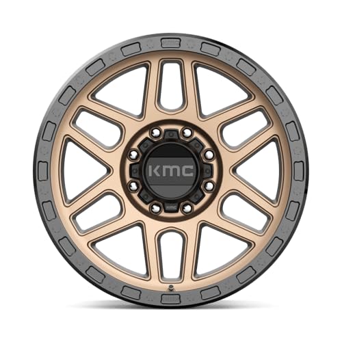 KMC KM544 8X6.5 17X9 M-BRZ BLK LP -12MM - KM54479080612N