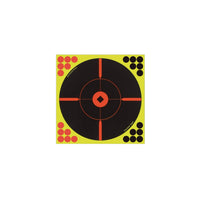 12 Inch SHOOT-N-C Bullseye Targets - 5 Count Pack with 120 Pasters